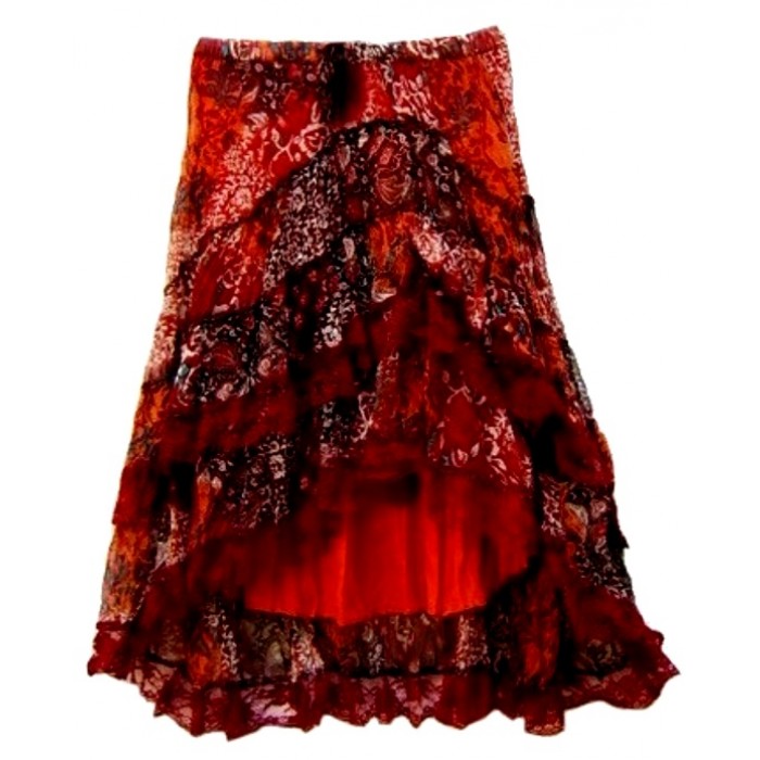 Flamenco Skirt in 2 colours (9 to 13 years) -- £3.50 per item - 6 pack